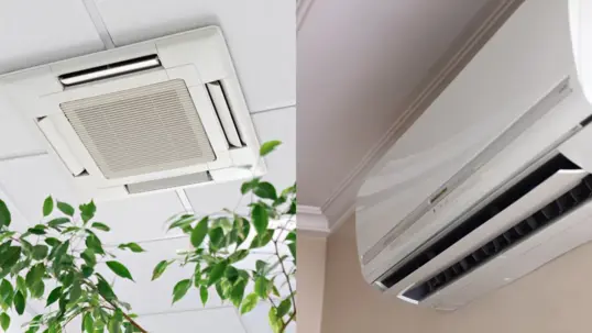 Ceiling and wall mounted Aircon units